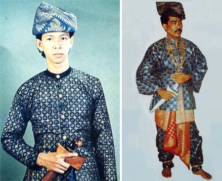 Pakaian dan Perhiasan Tradisional Negeri Kedah - Pakaian 
